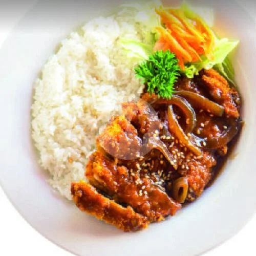 Nasi Chicken Katsu Teriyaki